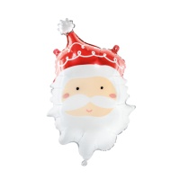 Palloncino testa Babbo Natale da 37 x 60 cm - PartyDeco