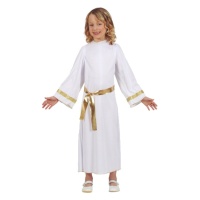 Costume da angelo bianco con cintura per bambini