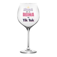 Bicchiere da vino Tik Tok Mama 415 ml - DCasa