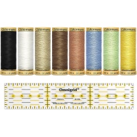 Set di fili per cucire tutto di 100 m + righello universale - Gütermann