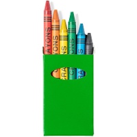 Cere colorate in scatola di colori - 6 pezzi