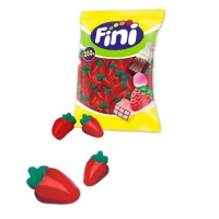 Liquirizia ripiena con forma di fragola - Fini - 250 unità