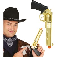 Pistola dorata da 27 cm