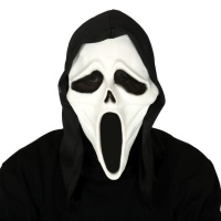 Maschera da assassino fantasma con cappuccio