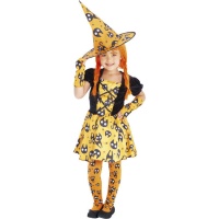 Costume da strega per bambini arancione mininos