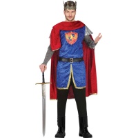 Costume da re guerriero medievale per uomo