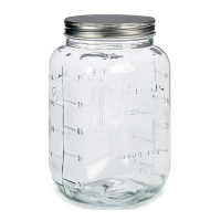 Vaso di 5 L trasparente multiuso