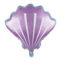 Palloncino conchiglia viola da 51 cm