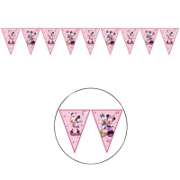 Gagliardetto rosa Minnie e Daisy - 2,3 m