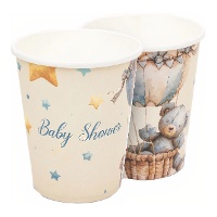 Bicchieri vintage per Baby Shower - 8 pezzi