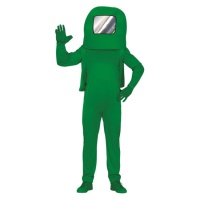 Costume astronauta verde da adulto