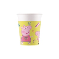 Bicchieri Peppa Pig e George da 200 ml - 8 unità