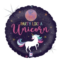 Palloncino a tema unicorno da 46 cm - Grabo