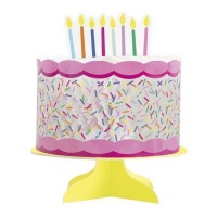 Centrotavola per torta di compleanno 20,3 cm