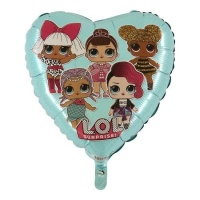 Palloncino cuore LOL Surprise da 46 cm - Grabo