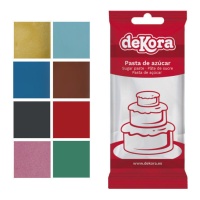 Pasta di zucchero colorata da 250 g - Dekora