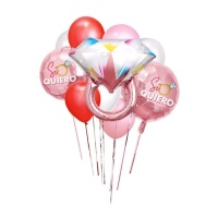 Palloncini assortiti per addio al nubilato - 10 pz.