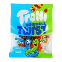 Vermi aromatizzati - Trolli The Squiggles Twist - 100 g