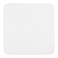 Tappetino antiscivolo per doccia di 53 x 52,5 cm in gomma grigia