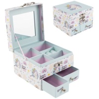 Portagioie unicorno con 2 cassetti