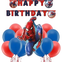 Set di decorazioni per festa Spider-Man - 22 pezzi
