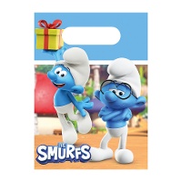 Buste di carta dei Puffi - confezione da 4