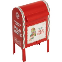 Cassetta postale reale per le lettere agli elfi, 30 x 18 x 12 cm