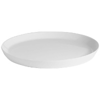 Piatto rotondo di porcellana da 26,5 cm - Vessia - 4 pezzi