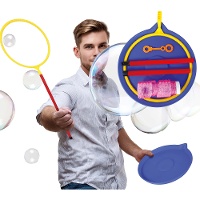 Set per bolle di sapone giganti con anello e vaschetta