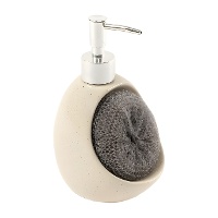Dispenser di sapone con spugna crema