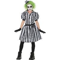 Costume Beetlejuice, abito per bambina