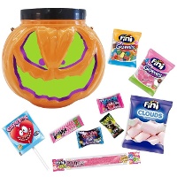 Zucca con dolcetti di Halloween - 200 gr