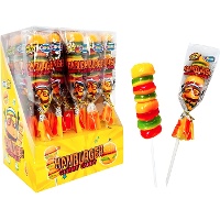 Spiedini di caramelle gommose a forma di hamburger da 18 g - 20 pezzi