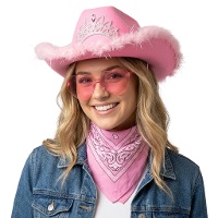 Set da cowgirl rosa - 3 pezzi