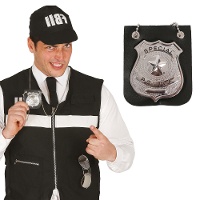 Ciondolo con distintivo della polizia