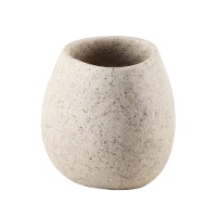 Portaspazzolini effetto pietra - 1 unità