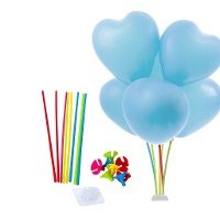 Centrotavola per palloncini colorati - 8 pezzi
