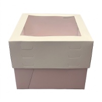 Scatola di 30 x 30 x 15 cm per torte - altezza regolabile fino a 30 cm