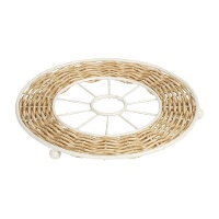 Sottopentola rotondo da 19,8 cm dallo stile rustico