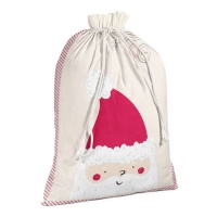 Sacchetto regalo Babbo Natale 75 x 50 cm