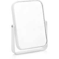 Specchio da tavolo bianco 19,2 x 15,2 x 2,5 cm per toeletta