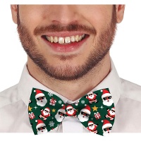 Papillon natalizio con Babbo Natale