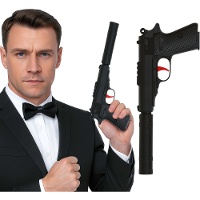 Pistola con silenziatore da 29 cm