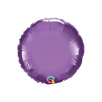 Palloncino tondo cromato di 45 cm - Qualatex - 1 unità