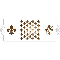 Stencil con Fiore di Loto di 10 x 25 cm - Decora