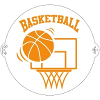 Stencil di Basket da 25 cm - Decora