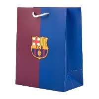 Borsa regalo blaugrana doppia 23 x 18 x 10 cm