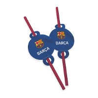 Cannucce FC Barcelona blu - 6 unità