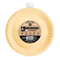 Piatti di 28 cm in cartone colorato - 4 pezzi