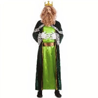 Costume da Re Magio verde per adulti